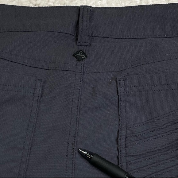 prAna Brenna Moto Pants. stretchy gray Sz 10 - Picture 8 of 13